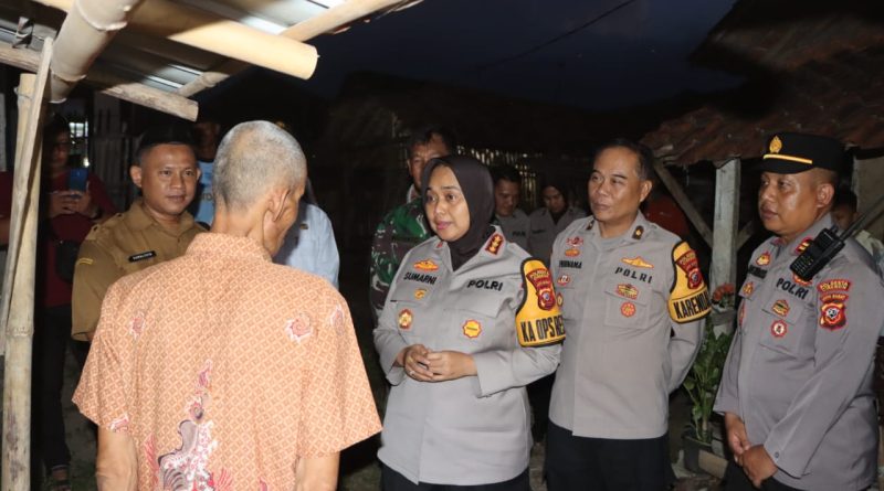 Kapolresta Cirebon Melaksanakan Pengecekan Rumah Tidak Layak Huni