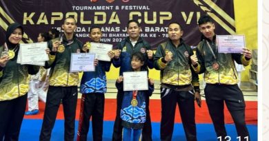 Personel Polresta Cirebon Raih Medali Emas Kejuaraan Karate Kapolda Cup