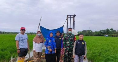 Babinsa Koramil 1311-01/Bungku Tengah: Pendampingan dan Monitoring Pemasangan Sumur Bor Dan Pompanisasi Untuk Sawah Tadah Hujan