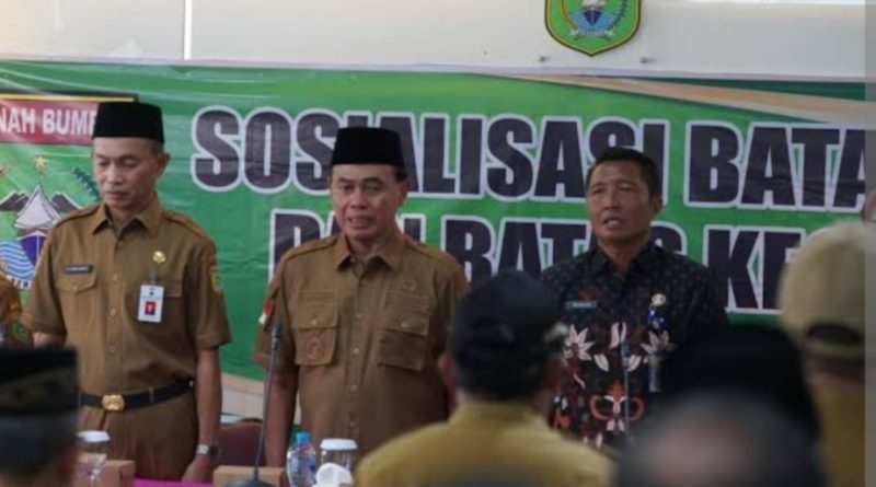 Bupati Tanah Bumbu Tekankan Pentingnya Kepastian Hukum dalam Sosialisasi Batas Daerah dan Kecamatan