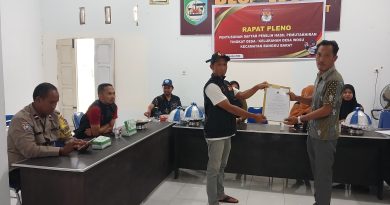 Rapat Pleno Penyusunan DPHP Tingkat Desa Wosu Di Hadiri Bhabinkamtibmas