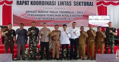 Menghadapi Pilkada Serentak Tahun 2024,Polres Morowali Gelar Rakor Lintas Sektoral