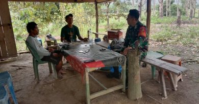 Tingkatkan Kemanunggalan TNI-Rakyat Serda Nugroho  Bertemu Langsung Para Tokoh Dan Masyarakat