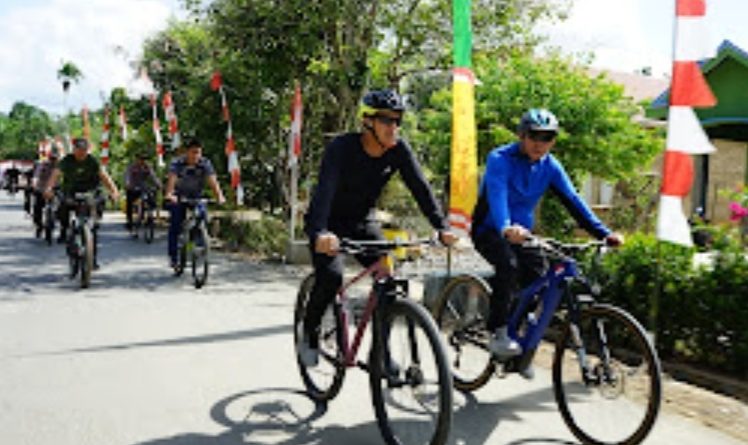 Gowes dan Bakti Sosial Wakil Bupati Kotabaru: Rayakan HUT RI ke-79 dengan Semangat Berbagi