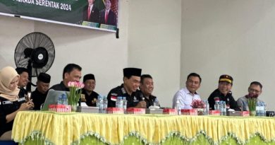 Pemkab Tanbu Giatkan Pendidikan Politik untuk Pemilih Pemula di SMK Negeri 1 Simpang Empat