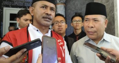 Kekecewaan Ketua DPD Petir Bogor Raya Andre Kei Letsoin terhadap Majelis Hakim di Sidang PN Surabaya