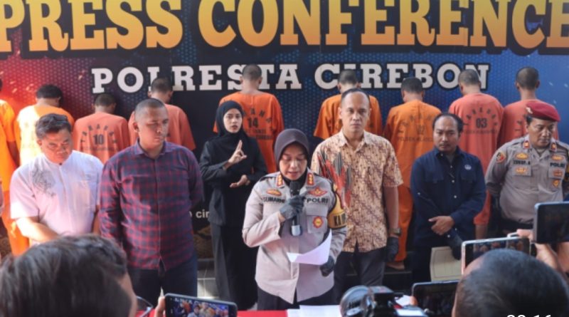 Selama Agustus 2024, Satreskrim Polresta Cirebon Ungkap 9 Kasus Kejahatan