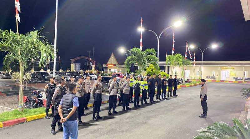 Mencegah Potensi Gangguan Keamanan Polres Morowali Rutin Lakukan pengamanan Di KPU Dan Bawaslu