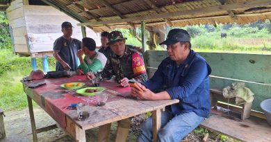 Monitoring Keamanan Lingkungan Dan Menyerap Aspirasi Masyarakat Serka Yaber Msongko Bertemu Warga Desa Gontara