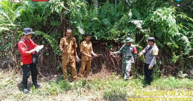 Mencegah Terjadinya Kebakaran Hutan Dan Lahan,Babinsa Bersama Sejumlah Pihak Lakukan Patroli