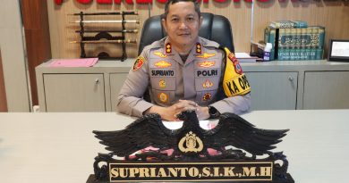 Imbauan Kapolres Morowali Jelang Pengundian Nomor Urut Paslon Bupati dan Wakil Bupati Morowali