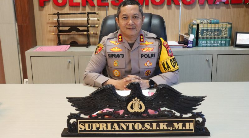 Imbauan Kapolres Morowali Jelang Pengundian Nomor Urut Paslon Bupati dan Wakil Bupati Morowali