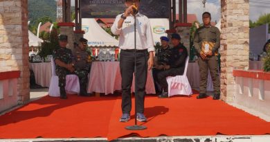 HUT TNI Ke 79 Pj.Bupati Morowali Buka Lomba PBB