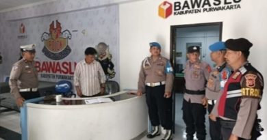 Jelang Pilkada 2024, Polres Purwakarta Tingkatkan KRYD di Kantor KPU dan Bawaslu