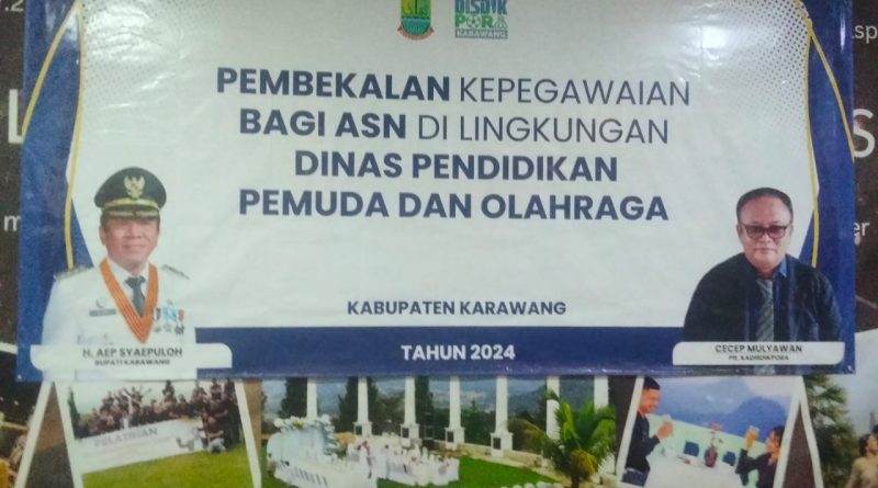 Disdik Karawang Gelar Pembekalan Kinerja ASN Se Kabupaten Karawang: Tingkatkan Kualitas dan Disiplin Guru