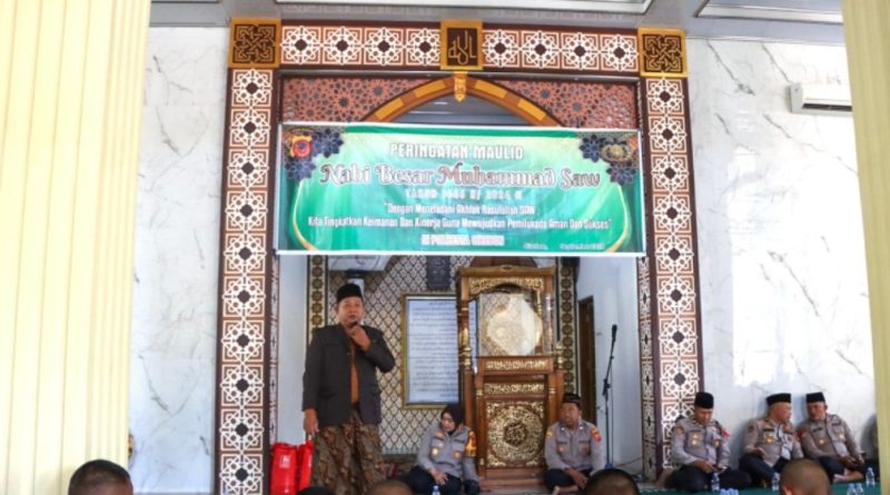 Polresta Cirebon Gelar Peringatan Maulid Nabi Muhammad SAW 1446H/ 2024M