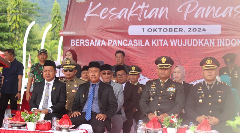 Peringatan Hari Kesaktian Pancasila 2024, Dandim 1311/Mrw Dapat Kepercayaan dari PJ. Bupati Morowali