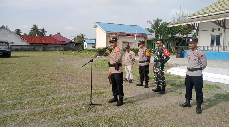 Polres Morowali Dan Kodim 1311/Morowali Kompak Jaga Keamanan Tahapan Pilkada Morowali Tahun 2024