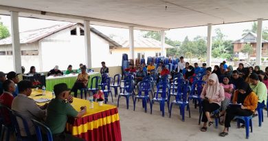 Rapat Penetapan RKPDes 2025 Dan Musyawarah Bumdes Desa Bau Di Hadiri Babinsa Koramil 1311-08/Soyo Jaya