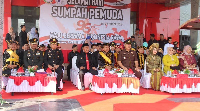 Letkol Inf Alzaki Bersama PJ.Bupati Morowali  Hadiri Upacara Peringatan Hari Sumpah Pemuda Ke-96