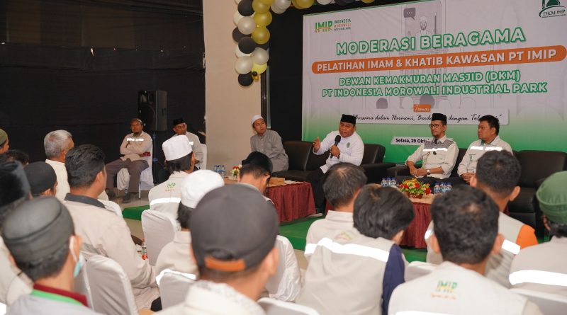 IMIP Beri Pelatihan 100 Imam Dan Khatib Yang Ada Di Kawasan Industri