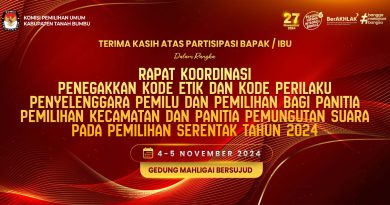 KPU Kabupaten Tanah Bumbu Gelar Rapat Koordinasi Penegakan Kode Etik Pemilu 2024