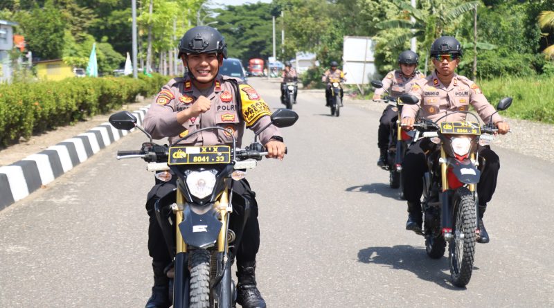 Jelang H-1 Pilkada 2024, Waka Polres Morowali Pimpin Patroli Dan Cek Logistik