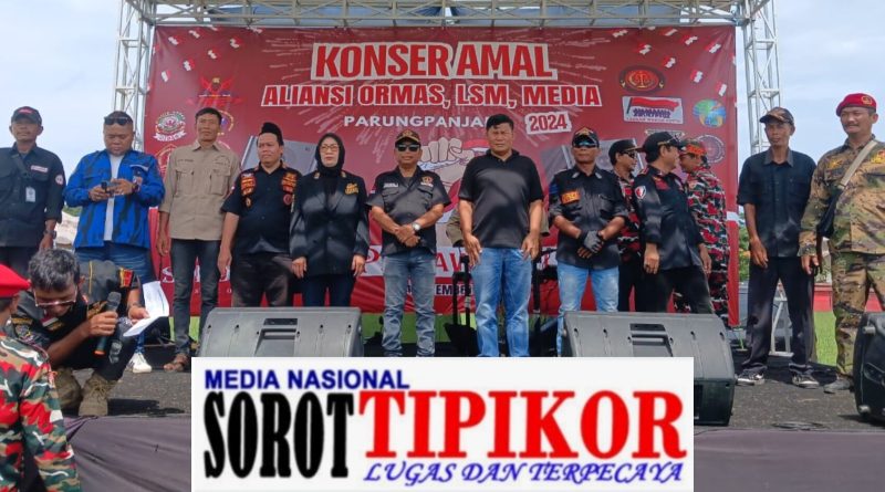 Konser Amal Aliansi Ormas, LSM, dan Media di Parung Panjang Sukses Digelar