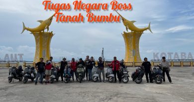 Komunitas Vespa Tugas Negara Bos Tanah Bumbu Kembali Aktif, Gelar Turing ke Bukit Mamake