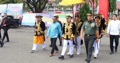 Danrem 132/Tdl Di Dampingi Dandim 1311/Morowali Hadiri Peringatan HUT Morowali Ke-25