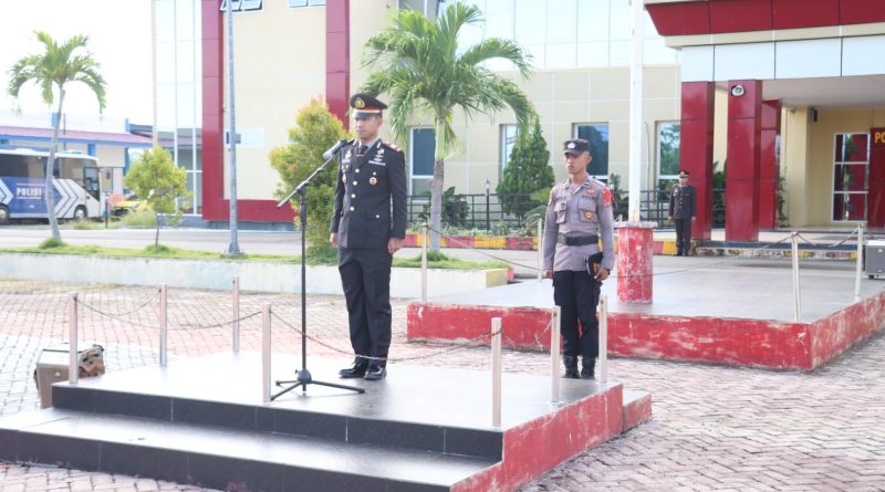 Polres Morowali Gelar Upacara Hari Bela Negara ke-76 AKP Dimas Bacakan Pesan Presiden RI