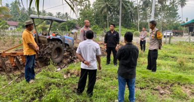 Polres Morowali Gelar  Pembukaan Lahan Produktif Mendukung Ketahanan Pangan Dan Kesejahteraan Masyarakat