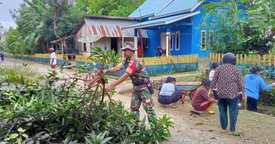 Praka Jusman Ajak Warga Tingkatkan Kebersihan Desa Melalui Kerja Bakti Mendukung Lomba Kebersihan