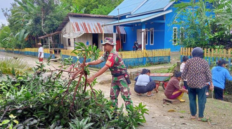 Praka Jusman Ajak Warga Tingkatkan Kebersihan Desa Melalui Kerja Bakti Mendukung Lomba Kebersihan