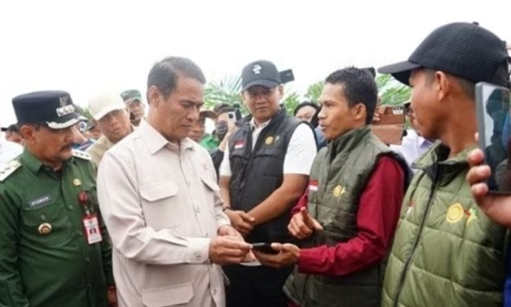 Menteri Pertanian Tinjau Cetak Sawah Rakyat di Tanah Laut: Langkah Nyata Menuju Swasembada Pangan