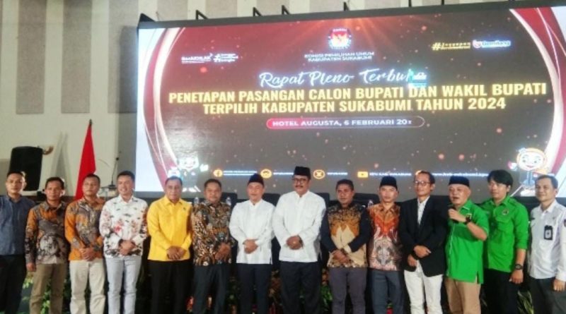 Ketua DPRD Hadiri Rapat Pleno Penetapan Bupati dan Wakil Bupati Terpilih Kabupaten Sukabumi 2024