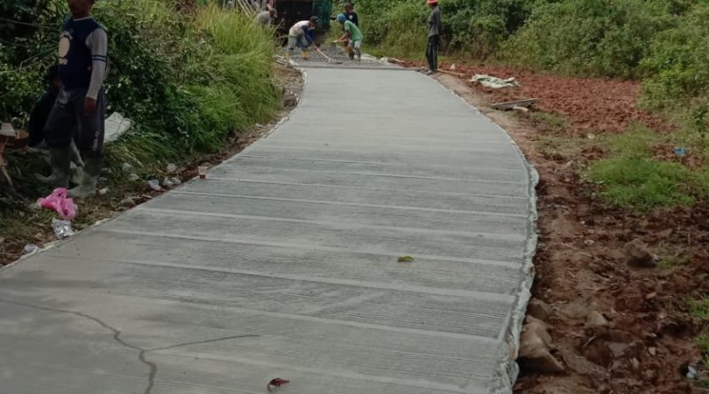 Jalan Penghubung Gintung Cilejet – Jagabaya rampung !Warga Sambut Gembira