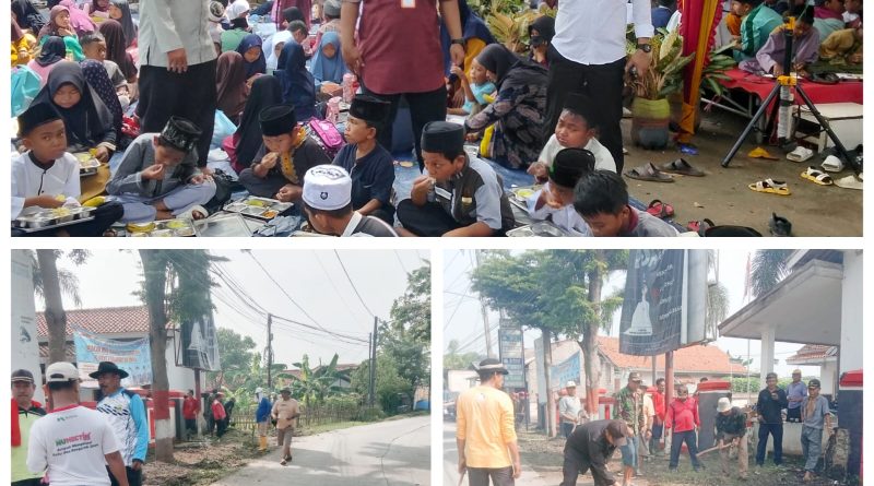 Luar Biasa!!! Kepala Desa Kertajaya Melaksanakan Dua Kegiatan Sekaligus Dalam Satu Hari