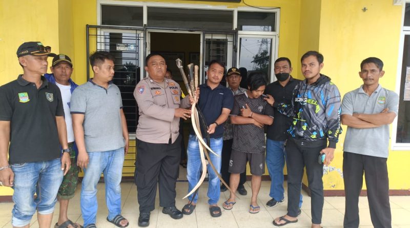 Polsek Kedung Waringin Amankan Kelompok Remaja Bawa Sajam Diduga Hendak Tawuran