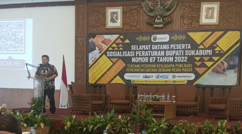 BIMTEK kepada seluruh sejumlah perusahaan media,Di gelar Diskominfo kabupaten Sukabumi