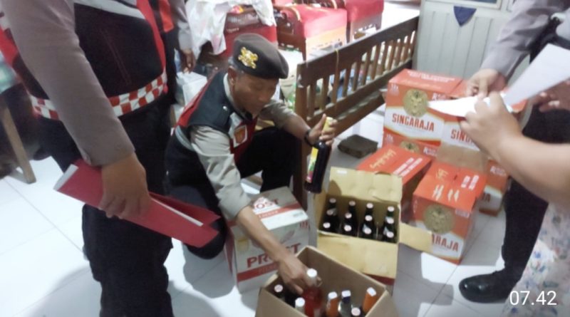 Polresta Cirebon Gelar Razia Miras Jelang Ramadan