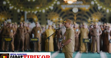 Wabup Tanah Bumbu Pimpin Apel Perdana, Sampaikan Pesan Bupati