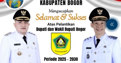 Resmi Dilantik sebagai Bupati dan Wakil Bupati, IWO Kabupaten Bogor Ucapkan Selamat untuk Rudy Susmanto dan Ade Ruhandi