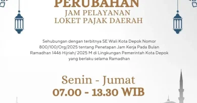 Perubahan Jam Layanan Loket Pajak Daerah Kota Depok Selama Ramadan