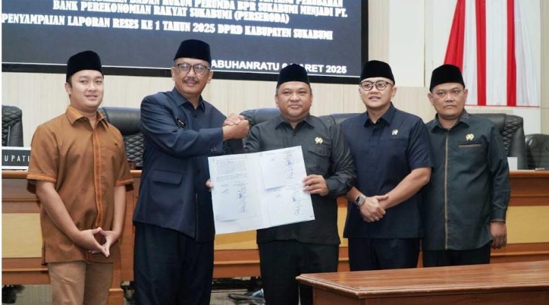 DPRD Kabupaten Sukabumi Gelar Rapat Paripurna Ke-6 Tahun 2025, Bahas Raperda Strategis dan Laporan Reses