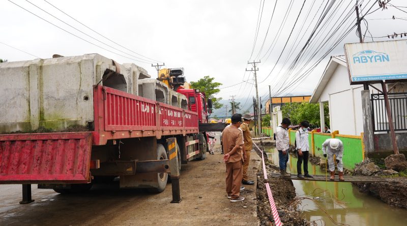 Dukung Program Pemerintah,IMIP Bangun Drainase Di Jalur Trans Sulawesi