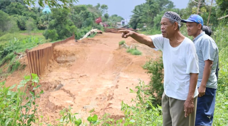 Diduga Tanah Digarap Tanpa Izin dan Hilang Tergerus Tambang, Haji Zaini di Sinar Bulan Minta Ganti Rugi