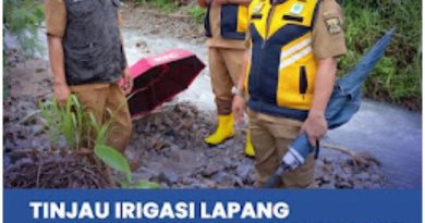Kadis PU Tinjau Lokasi Irigasi di Belakang Lapang Cangehgar Palabuhanratu