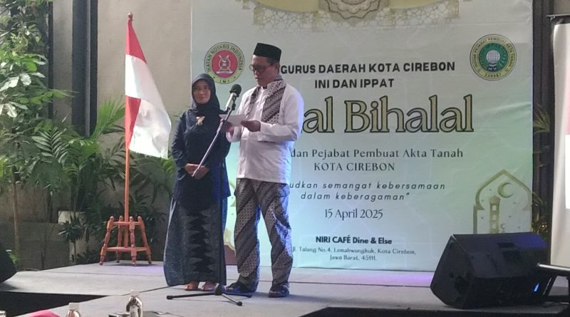 Pengurus Daerah Kota Cirebon INI Dan IPPAT Adakan Halalbihalal Dengan Teman Wujud Semangat Kebersamaan Dalam Keberagaman