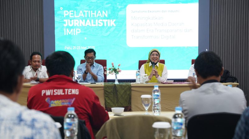 Tingkatkan Jurnalistik Di Era Transformasi Digital,IMIP Gelar Pelatihan Di Palu